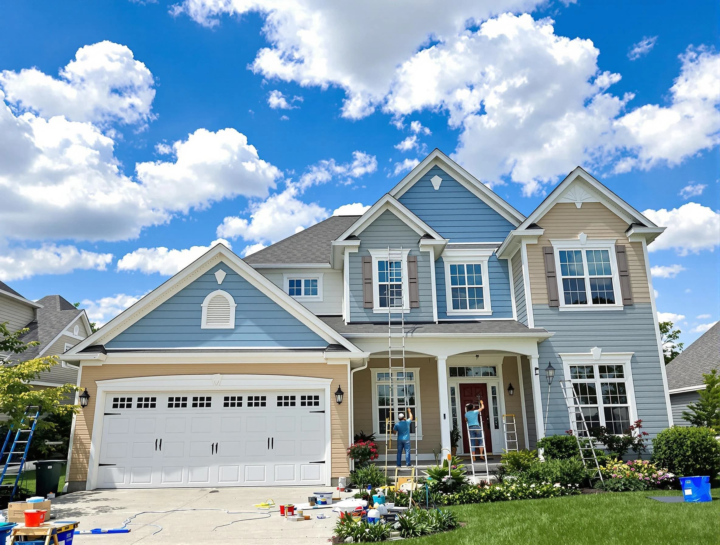 Professional house painting by Glendale House Painters experts in Glendale, AZ