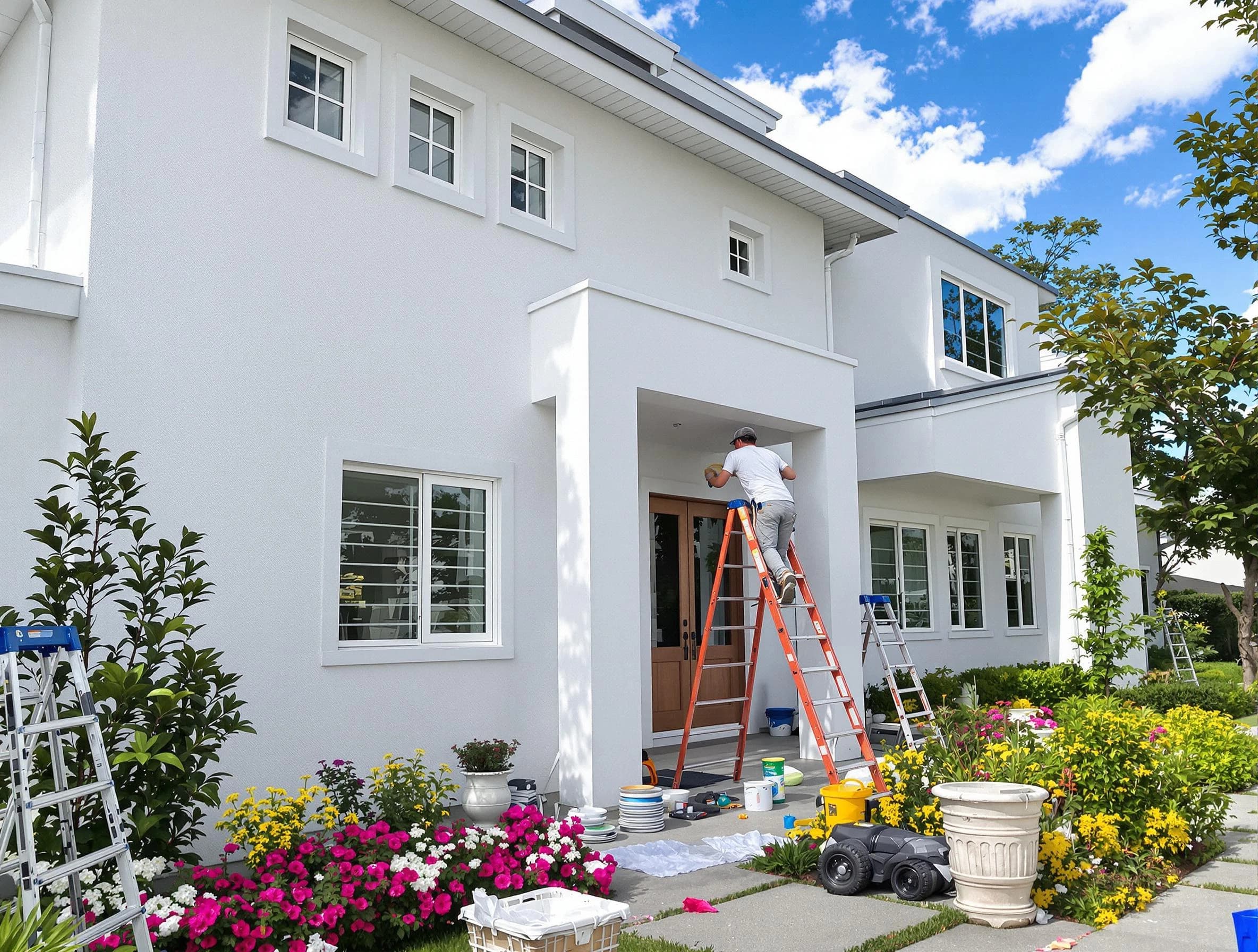 Glendale House Painters team delivering a fresh exterior coat in Glendale, AZ